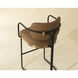 Jalen 36.5 inch Milliken Cognac Counter Stool